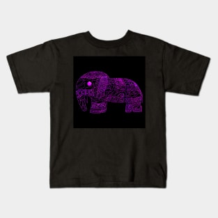 deep purple elephant ecopop Kids T-Shirt